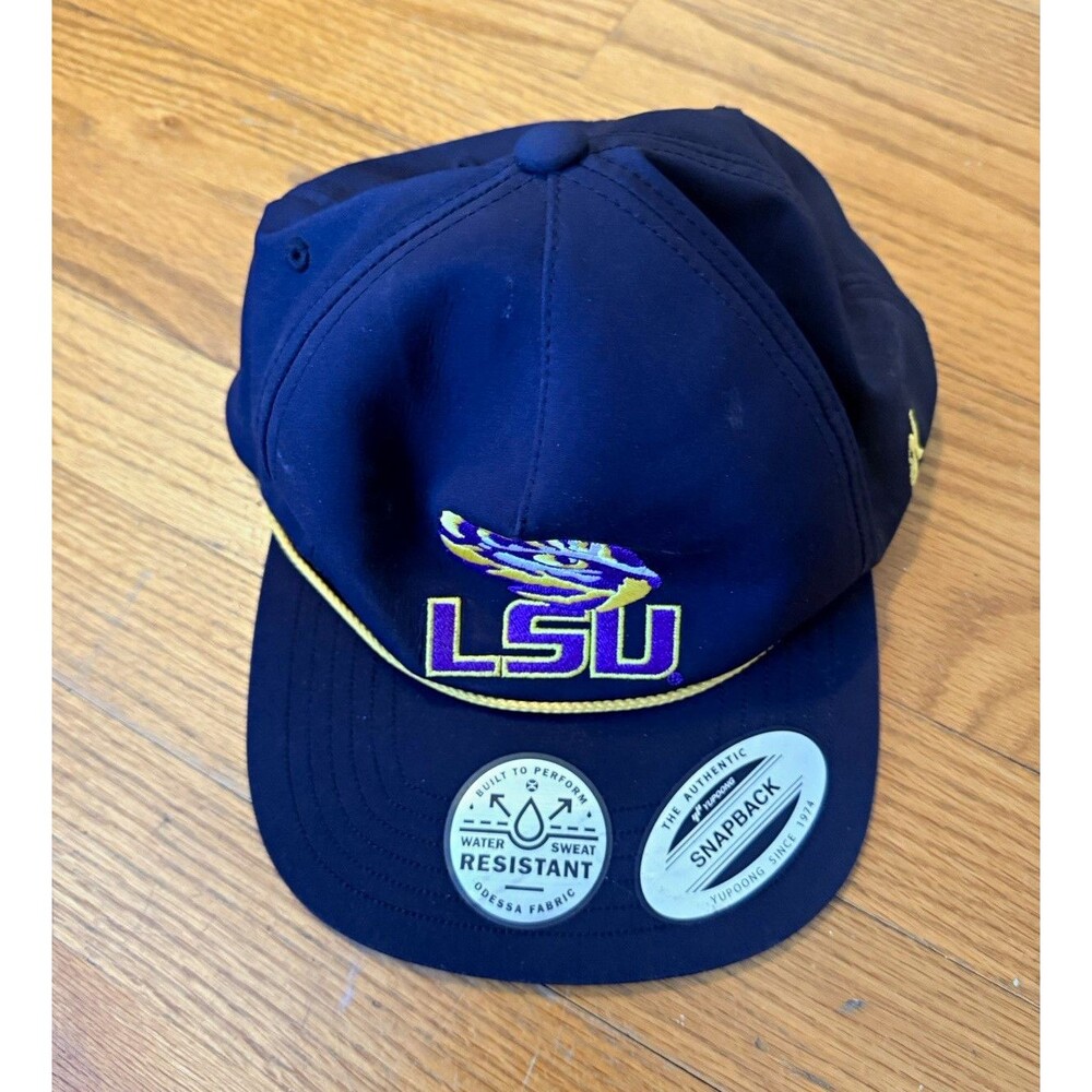 Hooey LSU Tigers Snapback Adjustable Cap Hat Black Purple Gold